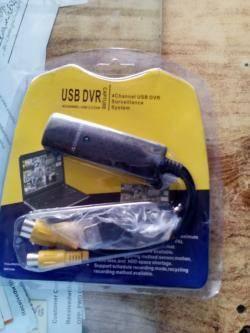 Usb 2.0 Easycap 4 Channel Dvr Cctv Camera Audio Video