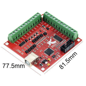 Cnc Usb Mach3 100khz Breakout Board 4 Axis Interface Driver Motion Controller With Out Usb Cable