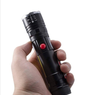 Usb Rechargeable Zoomable Led Flashlight Camping Torch Lamp T6-26 Usb Charge