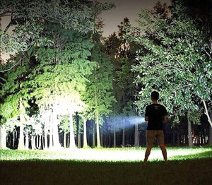 Usb Rechargeable Zoomable Led Flashlight Camping Torch Lamp T6-26 Usb Charge