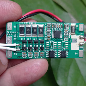 Used 4s 10a Bms With Temperature Sensor And Connector Btr-cyzm-5425-4s