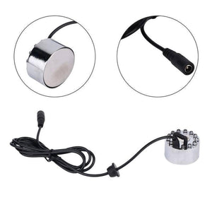 Original Ultrasonic Mist Maker Fogger 12 Led Colorful Light 24v 2a Humidifier
