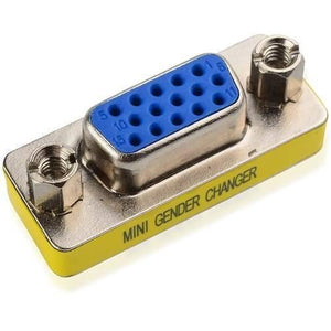 Vga Mini Gender Changer Hd15 Female To Female Vga Coupler Cable Adapter