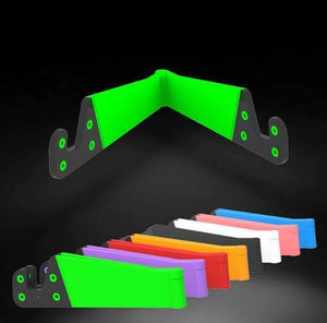 V Shaped Fold Able Universal Mobile Phone Tablet Pc Stand Holder Pocket-sized Kickstand For Desk