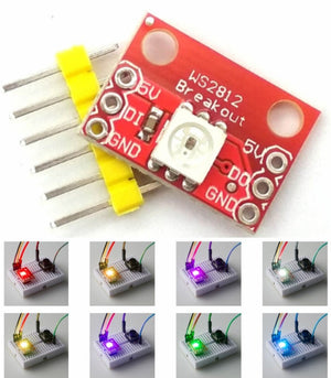 WS2812 RGB LED Breakout Board Module | Smart Addressable LED for Arduino & Projects