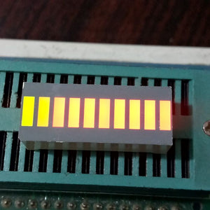 10 Segment Led Light Display Module Bar Graph Ultra Bright Red Yellow Green Colors Multi-color