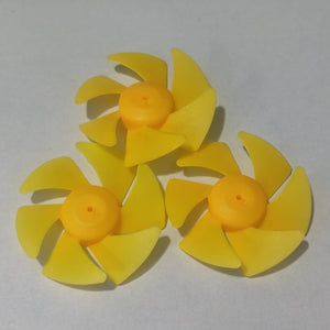 Diy Boat Model 6-blades Propeller 2mm Vortex Fan Paddle Toy Car Fan Spare Part 2*50mm