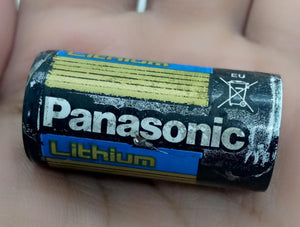 USED Product Panasonic Industrial CR123A Lithium Battery