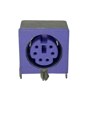 Pcb Mount 6 Pin Mini Din Socket Audio Video Connector