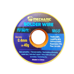 Mechanic Ds6+m60 40g 0.4mm Electronic Soldering Welding No-clean Rosin Solder Wire