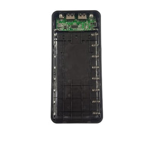8 Cells Dual Usb Power Bank Case With Lcd Display