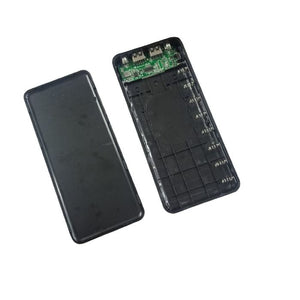 8 Cells Dual Usb Power Bank Case With Lcd Display