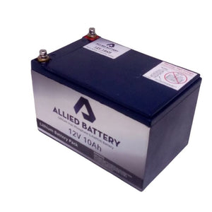 Allied Battery 12v 10Ah Lithium iron Phosphate (LifePO4) Battery