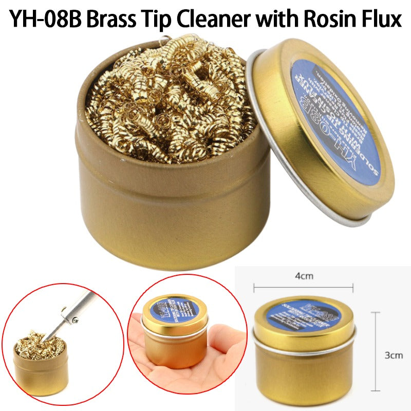 YIHUA YH-08B Soldering Iron Tip Cleaner with Rosin Flux