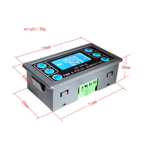 ZK-PP1K PWM Signal Generator Module ā Dual Mode, 1Hzā150kHz, LCD Display, Delay, Pulse Width, Frequency & Duty Control, 3.3Vā30V
