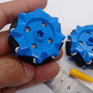1 Piece 52mm Mecanum Omni Wheels Tires For Diy Rc Robot Toys Tt Motors