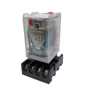 Finder Relay 12vdc 10a 60.12 With 8pin Rail-mount Relay Socket Relay Base