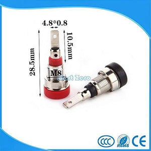 1pcs 4mm Banana Plugs Banana Jack Socket Dia 4 Panel Binding Post Terminal Banana Plug Hole - (color: Yellow Or Green)