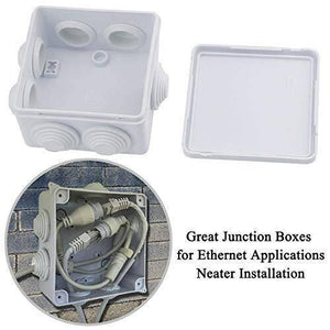 Abs Plastic Junction Box Universal Electrical Project Enclosure 100x100x65mm