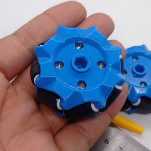 1 Piece 52mm Mecanum Omni Wheels Tires For Diy Rc Robot Toys Tt Motors