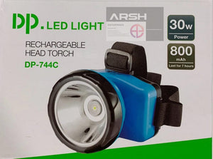Dp Led 744c- Rechargeable Led Head Light Torch