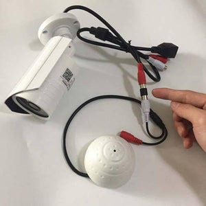 High Sensitivity Mini Cctv Security Surveillance Microphone – Audio Input For Ip Cameras, Dvr & Nvr Systems (50–150m² Range)