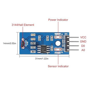 Hall Effect Sensor Module 3144