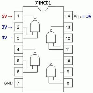 Hd74hc01 Nand Gate Ic