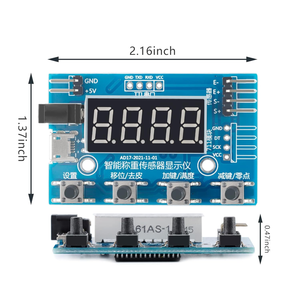 Digital Load Cell Display Module With Hx711 - 4-digit Led Weight Sensor Display