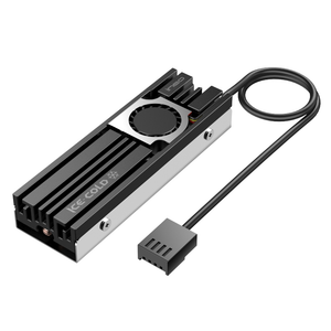Ineo M.2 Heatsink Ssd Cooler With 20mm Cooling Fan - Model C2600-ii For Nvme 2280 Ssd