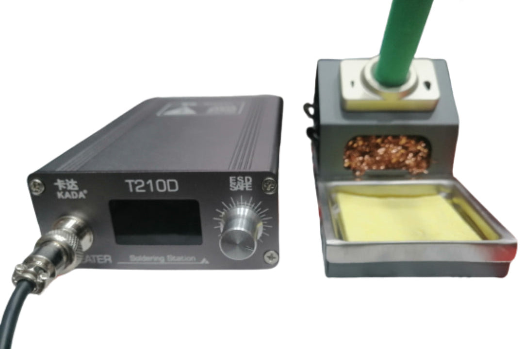 Kada T210d Thermostatic Soldering Station – 75w, Adjustable Temperature 120–450°c, Led Display, Auto Sleep, Pid Control