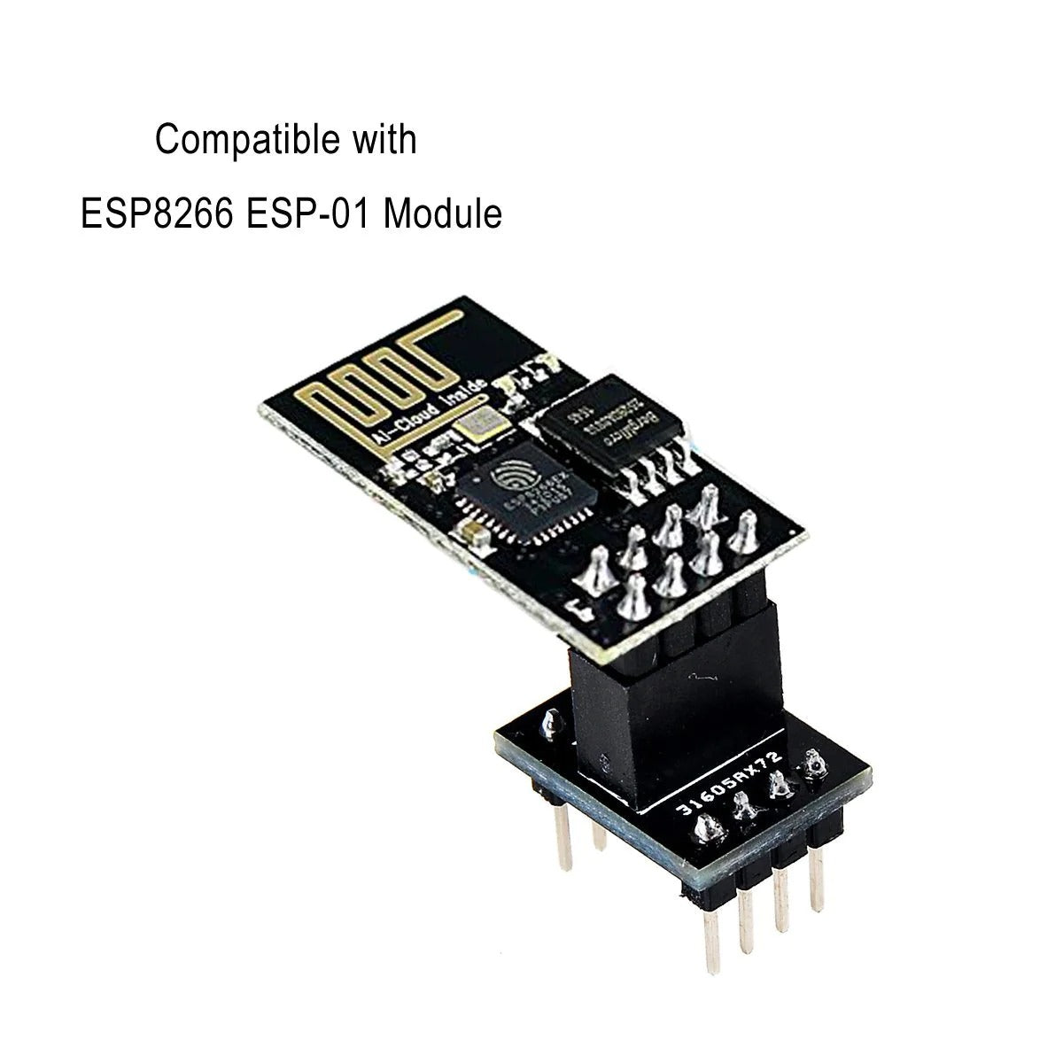 Makerfocus Adapter For Nrf24l01+ Transceiver Module And Esp8266 Esp-01 Wifi Module
