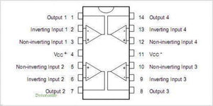 Lm2902n Operational Amplifier Ic