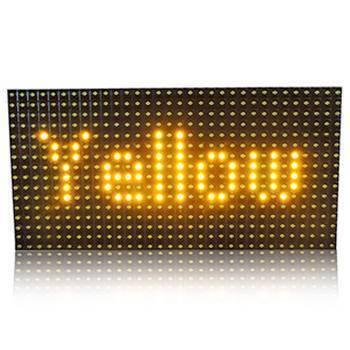 P10 Yellow Led Display Panel Led Module