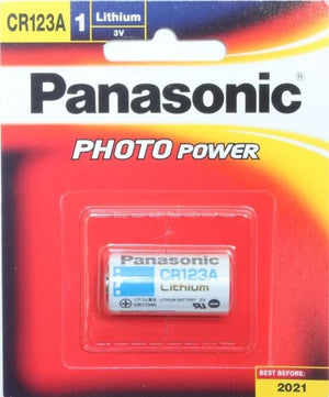 Panasonic CR123A Lithium Battery 3V