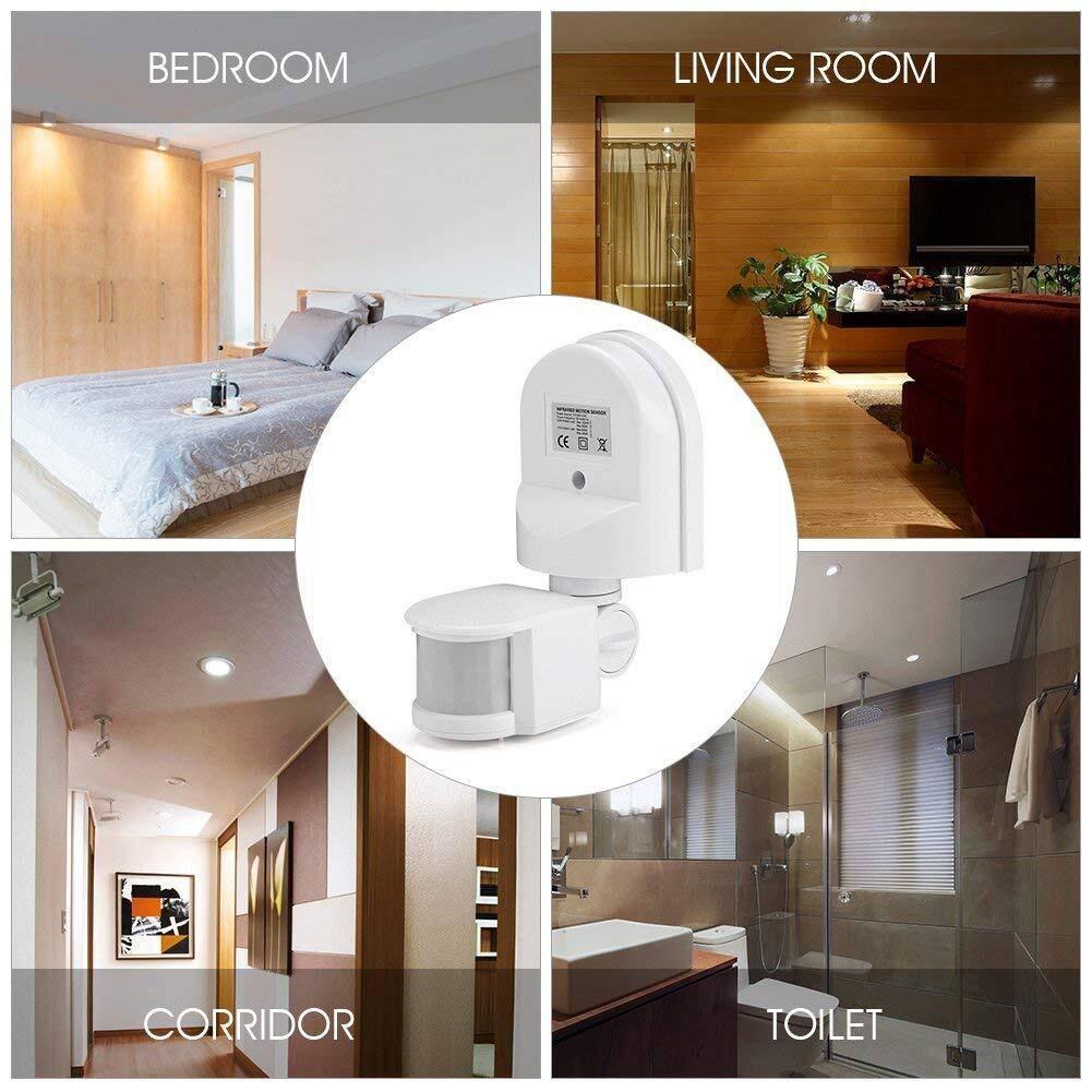 220v Automatic Infrared Pir Led Motion Sensor Detector Switch