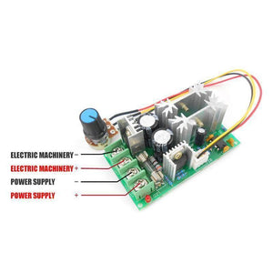 Dc 10-60v 20a Pwm Universal Motor Speed Controller Regulator