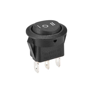 Boat Rocker Switch Oval Toggle Switch 3pins On/off/on Ac 250v/6a 125v/10a 1pcs