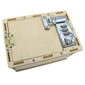 UnAssembled 3D Kids Wooden Lockbox Kit DIY Wooden