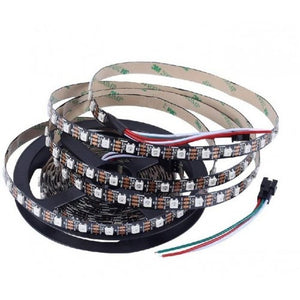 Neopixel Ws2812b Addressable Led Strip 60 Led/meter With Remote And Power Supply
