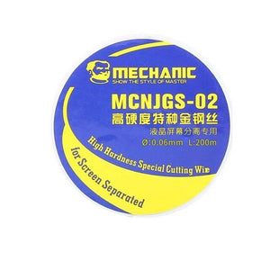 Mechanic High Hardness Lcd Display Touch Screen Separator Cutting Wire Line 0.06mm 200m Mcnjgs-02