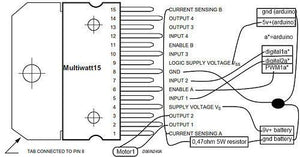 L298n Dual Motor Driver Ic