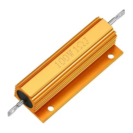 1r 100w Watt Load Resistor Aluminum Wire Wound Golden 1 Ohm Resistor