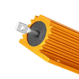 1r 100w Watt Load Resistor Aluminum Wire Wound Golden 1 Ohm Resistor