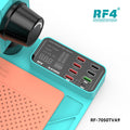 RF4 RF-7050TVA9 7X-50X Synchronous Zoom Trinocular Stereo Microscope with USB Charging Station