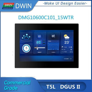 Dwin 10.1 Inch Hmi Modbus Tft Lcm Dmg10600t101-a5wtr Industrial Grade