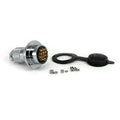 Metal Flange 25mm Head circular mil spec connector 10 pin socket