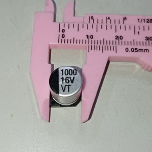 1000uf 16v Smd Capacitor D10xl10.2mm Aluminum Electrolytic Capacitors - Smd