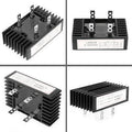 Local Manufactured 100a Amp 1600v Volt Single Phase Diode Bridge Rectifier Metal