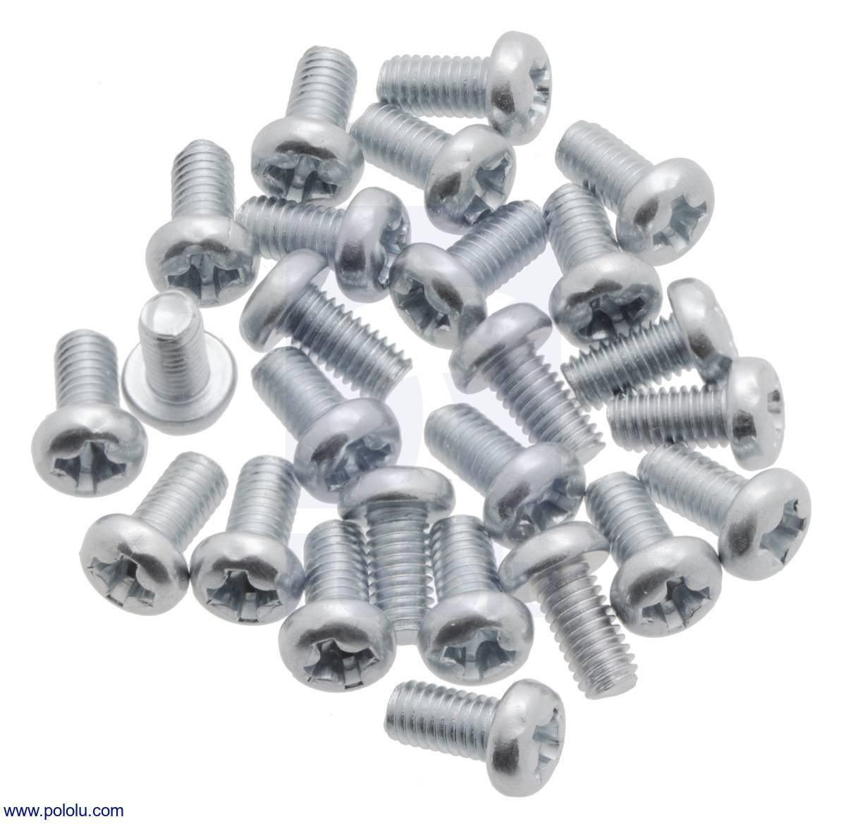 100pcs M3 Screws 6mm